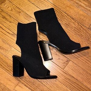 Sol Sana Black Heeled Boots